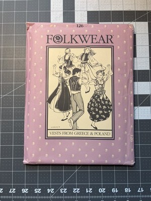   Folkwear #126   Vests from Greece & Poland Sewing Pattern | Rare Historic 