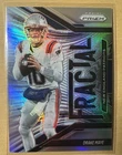Drake Maye 2025 Panini Prizm Fractal #7 (Silver Prizm) New England Patriots