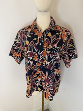 REI Co-op Multicolor Tropical Floral Lightweight Button-Up Women s M