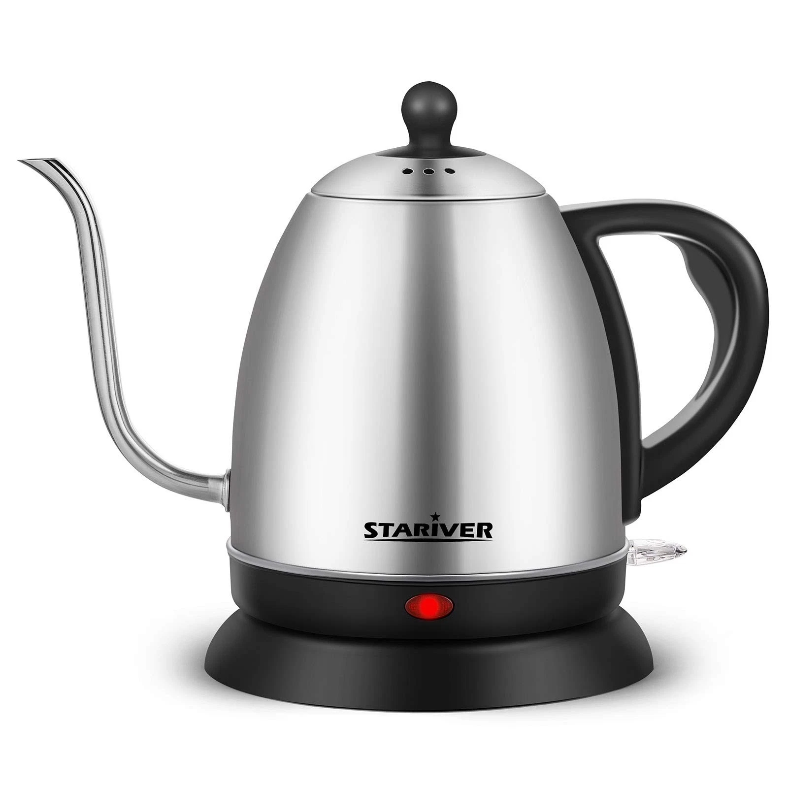Stariver Electric Kettle Gooseneck Kettle, 1L Water Boiler, BPAFree, Pour Ove...