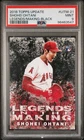 2018 Topps Update #LITM-21 Shohei Ohtani Legends in the Making Black PSA 9