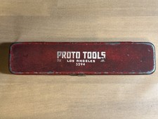 Vintage Proto Tools Los Angeles Socket Set 11 Mixed Universal Joints Case 5294