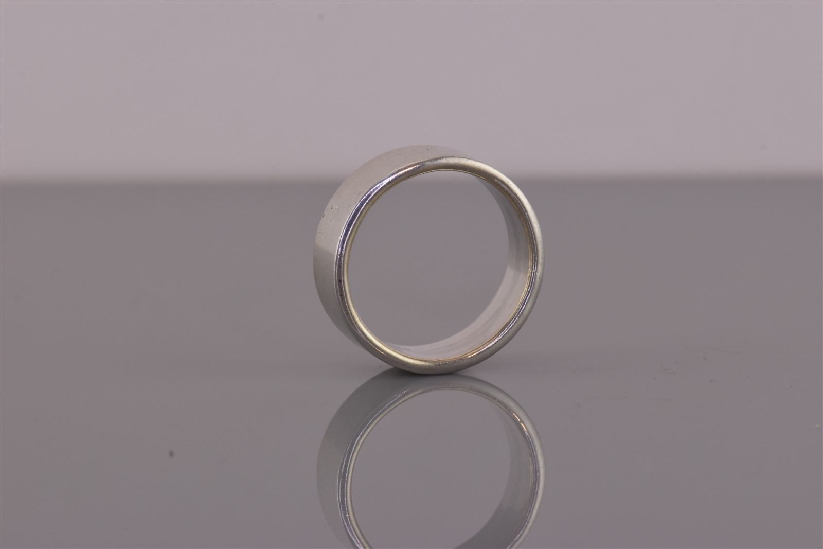 Sterling Silver 6mm Flat Sided Solid Cuff Band Ri… - image 5