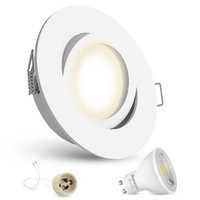 Led Einbaustrahler Neutralweiß GU10 3W 230V Schwenkbar Deckenstrahler Spot Lampe