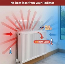 Radi Sav£! Stops Heat Wastage -Save Energy Save Money Works On All Radiators -5M