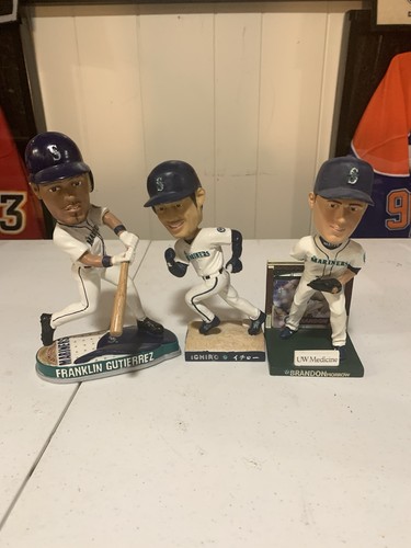 Seattle Matinees Bobblehead Lot Ichiro Gutierrez Morrow - Picture 1 of 6