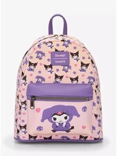 New Loungefly Sanrio Kuromi Hoodie Outfit Mini Backpack