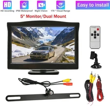 170º Car Rear View Backup Camera Reverse Parking Cam Waterproof HD Night Vision