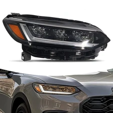 Passenger Side Headlight Assembly for Honda HR-V 2023 2024 2025 LED Lamp W/ Bulb