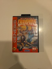 ETERNAL CHAMPIONS Sega Genesis Game Compete In Box Authentic! image