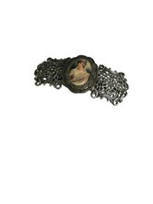 Victorian-Style Silver Tone Portrait Slide Barrette - Silver