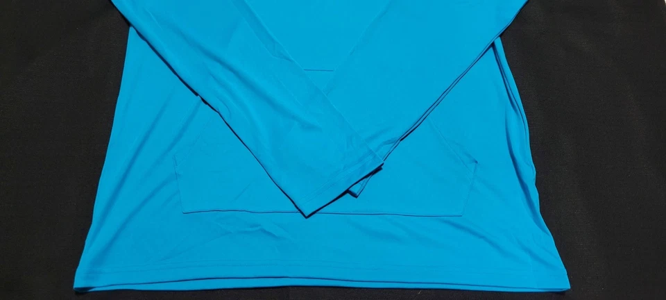 Under Armour Hombres - LS Velocity 1373430-422 Turquesa Entrenamiento Deportivo Sudadera con Capucha- Foto 2 de 4