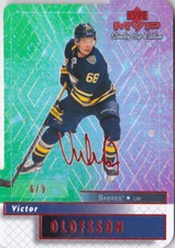 19-20 Upper Deck MVP Victor Olofsson /9 Rookie Colors & Contours Sabres 2019