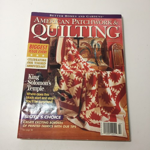 5 American Patchwork & Quilting Magazines BH&G 1995-1999 - Picture 4 of 11
