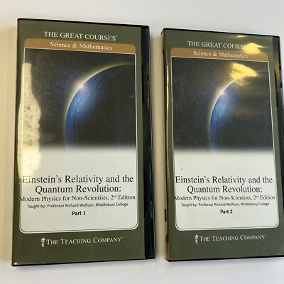 The Great Courses Einstein s Relativity And The Quantum Revolution DVDs Part 1&2