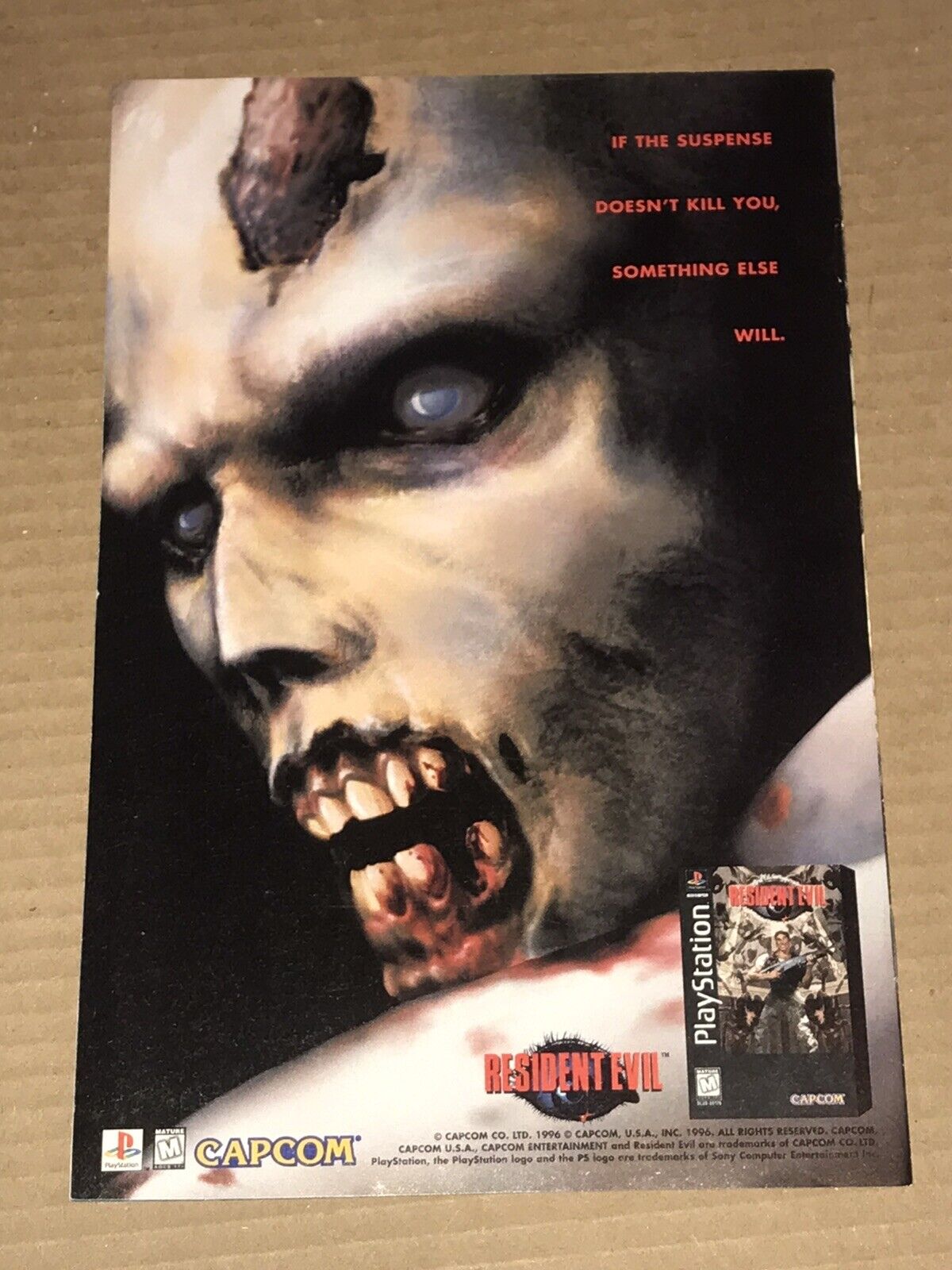 RESIDENT EVIL #1 PROMO COMIC 1996 MARVEL COMICS CAPCOM GAMES PROMOTIONAL  RARE