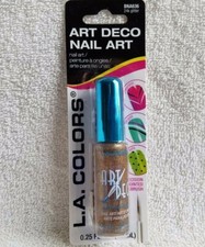 L.A.COLORS**ART DECO**Nail Art~24K GLITTER #BNA636~~0.25 fl oz/7.5 ml~NEW~SEALED