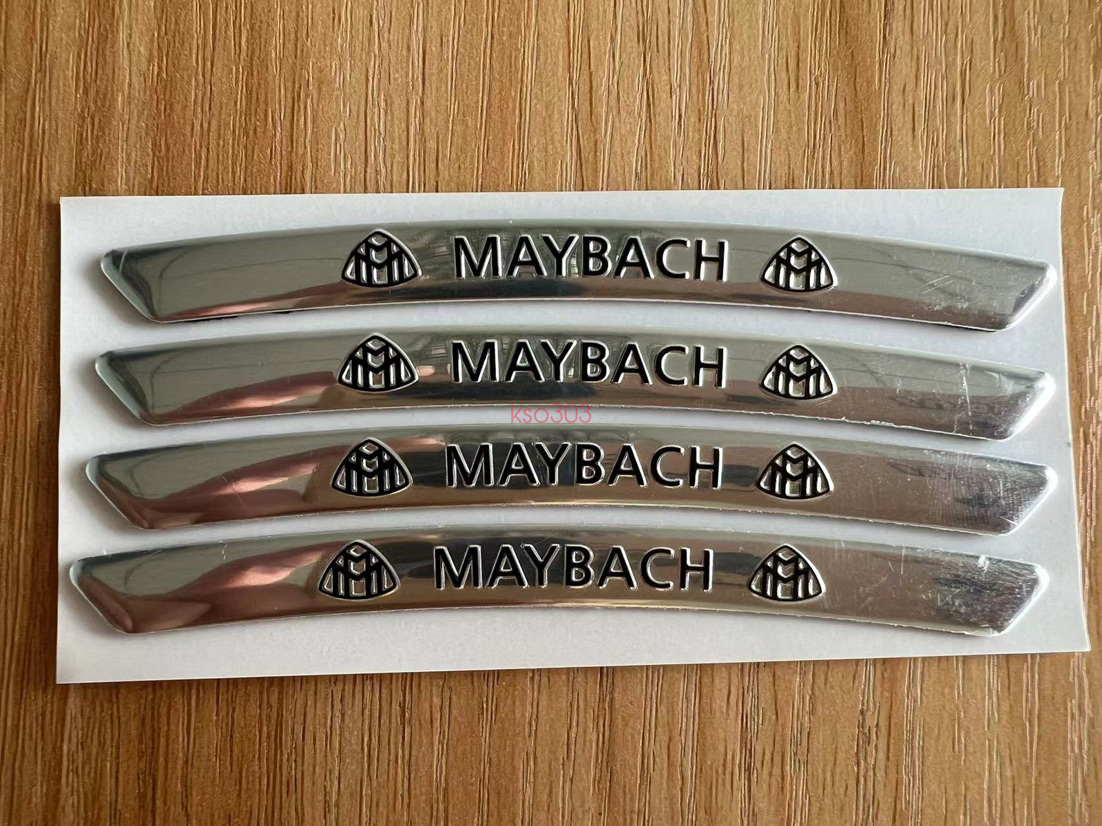 Mercedes Maybach Edition 4PC Sport Wheels Badge 3D Sticker Emblem Decoration Set