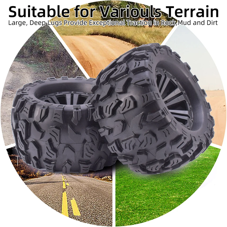 ZD Racing 12mm HEX 125mm Räder Reifen für 1/10 Monster Truck RC Car - Bild 4 von 4