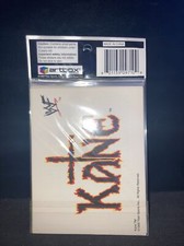  Set Of 10 1998 Kane Wwf Vintage Super Size Stickers