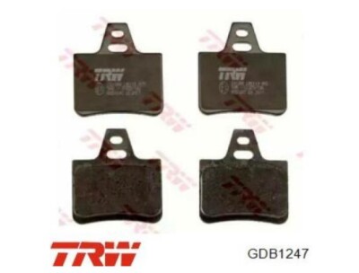 Kit Pastiglie Freno A Disco TRW GDB1247: Per Citroën, Altezza 64,85 Mm, Lunghezza 54 Mm - 2
