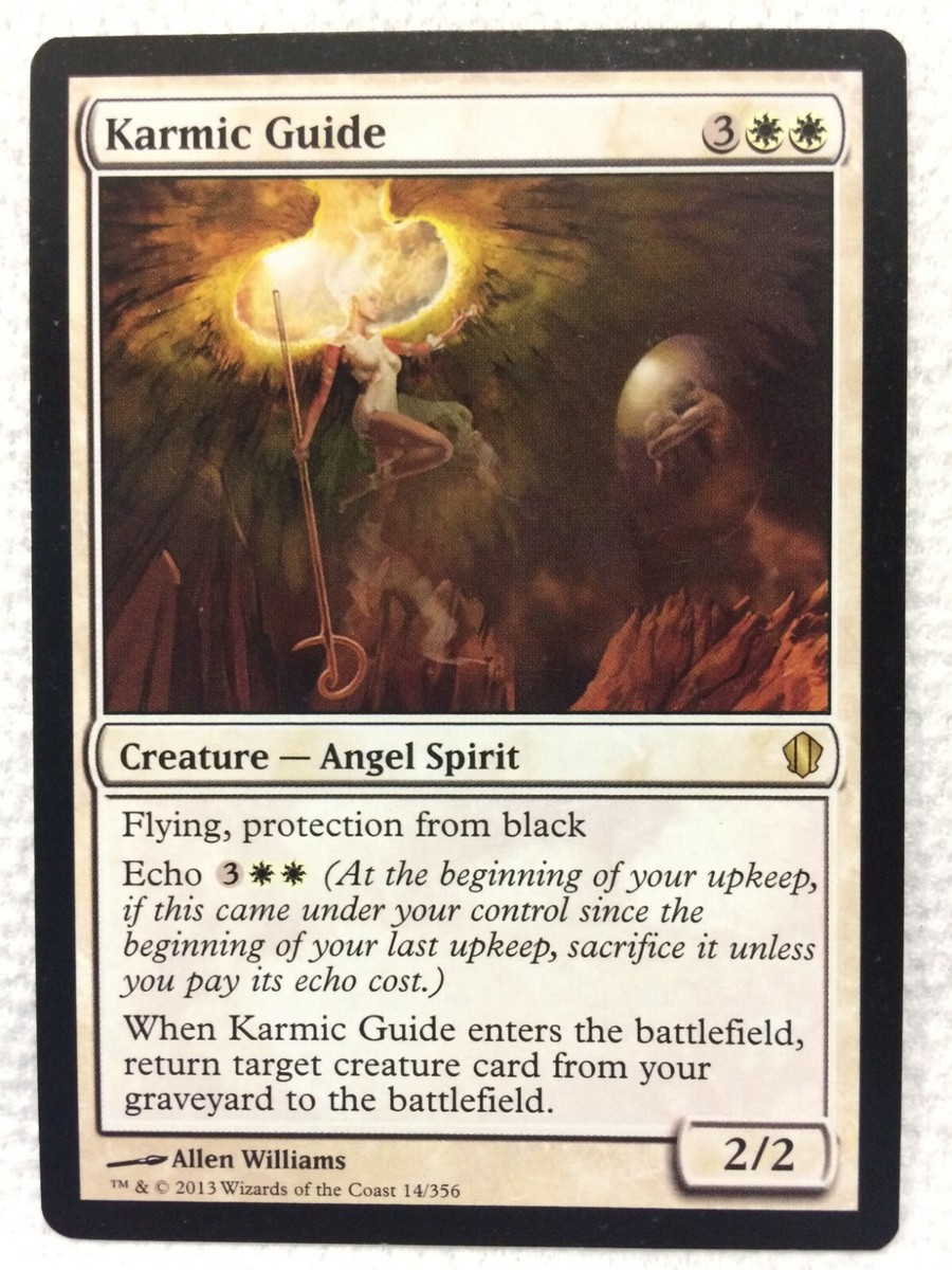 MTG 1x Karmic Guide Commander 2013 Modern Magic the Gathering Card x1 NM MTG 1x Karmic Guide Commander 2013 Modern Magic the Gathering Card x1 NM