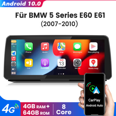 12  Android 11.0 Autoradio DAB+ Navi BMW 3er E90 E91 E93 E92 5er E60 E61 E63 CCC
