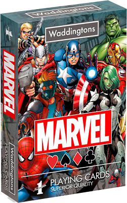 Waddingtons Nummer 1 Marvel Universe Spielkartenspiel, spielen Sie mit Ihrem Favoriten
