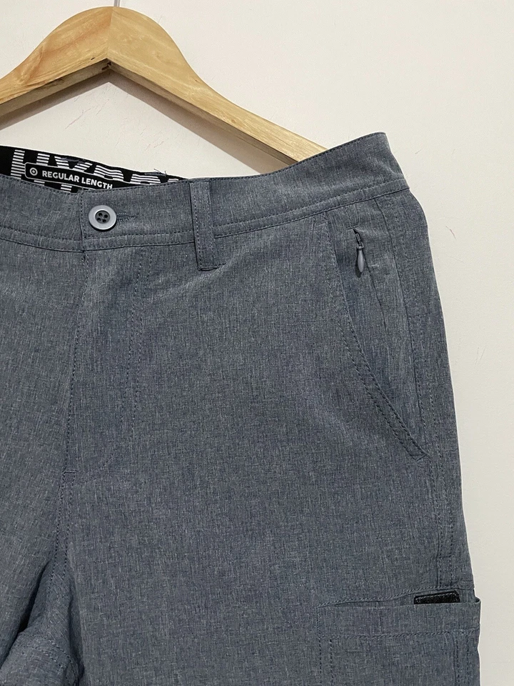 Target Hybrid Size W30 Inches W77 Cm Men’s Dress Shorts Grey Cotton Pants - image 4 of 4