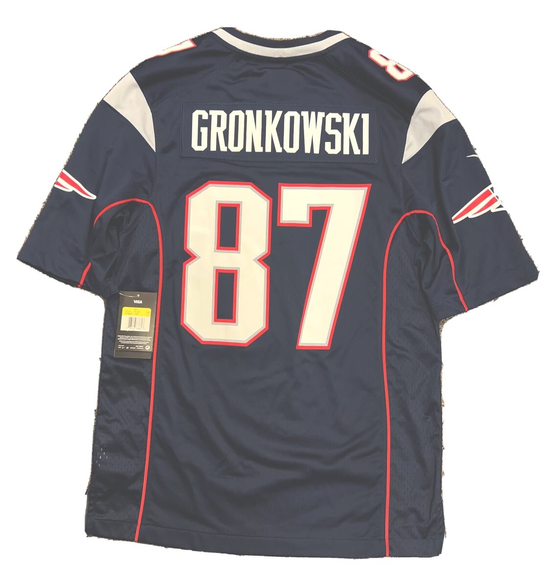 New Rob Gronkowski Small Mens New England Patriots Navy Nike Game