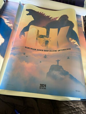 FILMPLAKAT: GODZILLA X KONG - THE NEW EMPIRE  (2024) (A1 84 x 59 cm ) Version 1