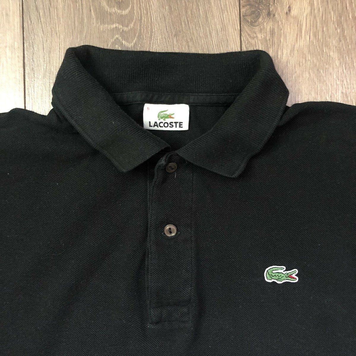 Lacoste Devanlay Polo Shirt Mens Black Size S Tshirt Collar Lacoste Devanlay Polo Shirt Mens Black Size S Tshirt Collar
