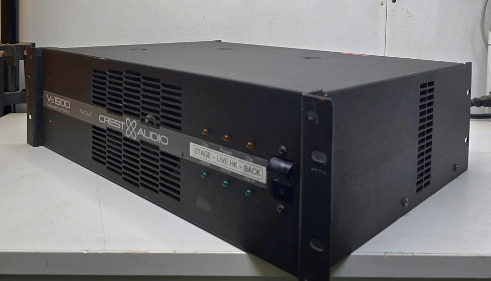 Crest Audio Amplifier Vs 1500 Professional Power Amplifier Rack mounts - Image 3 of 4