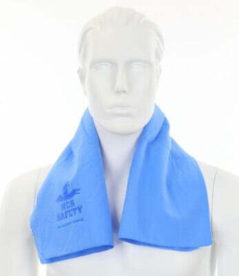MCR SAFETY CGT03  COOLING GEAR 1 PIECE BLUE COOLING TOWEL LIGHTWEIGHT PVA FABRIC