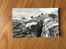 POSTCARD CREPACCI DEL GLACIER GRAN PARADISO TRAVELLED 1955 SUBALPINA AC