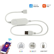 TUYA Smart Life WiFi USB Led Controller RGB RGB CCT Strip DC5V for Alexa Google