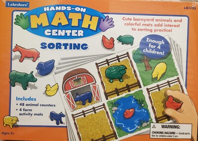 Lakeshore HANDS-ON MATH CENTER: SORTING Ages 3+