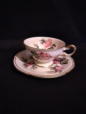 Castleton China ''Peony'' Cup And Saucer.                     (231)