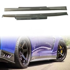 F&uuml;r Nissan GT-R GTR R35 2009-2016 ZELE Echtkohlefaser Seitenschweller SideSkirt