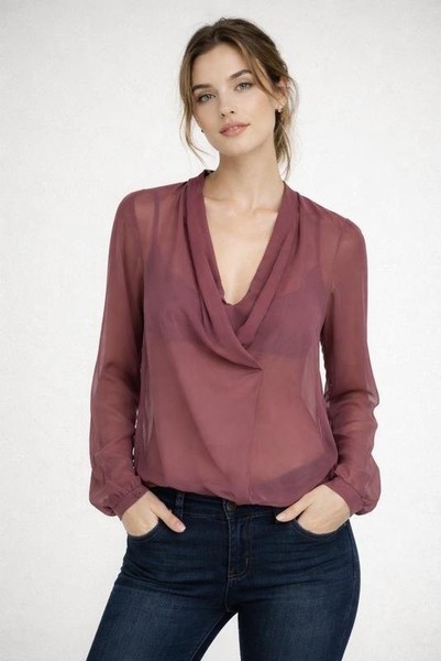 Women Intimissimi Shirt Lilac Polyester M