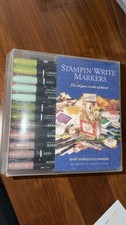 STAMPIN UP Stampin' Write Markers Water Based/Dual Tip with case 48 Markers