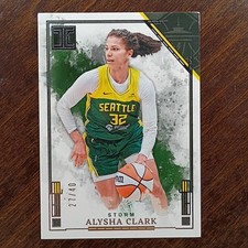 2025 Panini Impeccable WNBA #71 Alysha Clark Silver /40