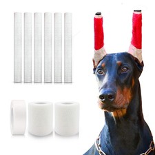 ziyue Doberman Dog Ear Posting Kit, Stand Up Support Tool, Dogs white
