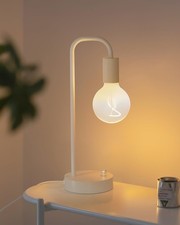 Industrial Small Table Lamp Fully Dimmable Modern Bedside Nightstand 2700K