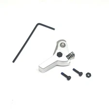 Gen 3-4 Aluminum Silver Flat Trigger 17 19 26 Free Sticker Version II For Glock