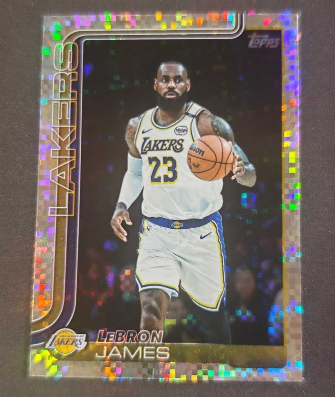 LeBron James 2025-26 Topps Flagship Basketball Victory Checkerboard #150