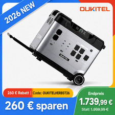 Solar Generator 5120Wh Tragbare Powerstation 3600W LiFePO4 Notfall …