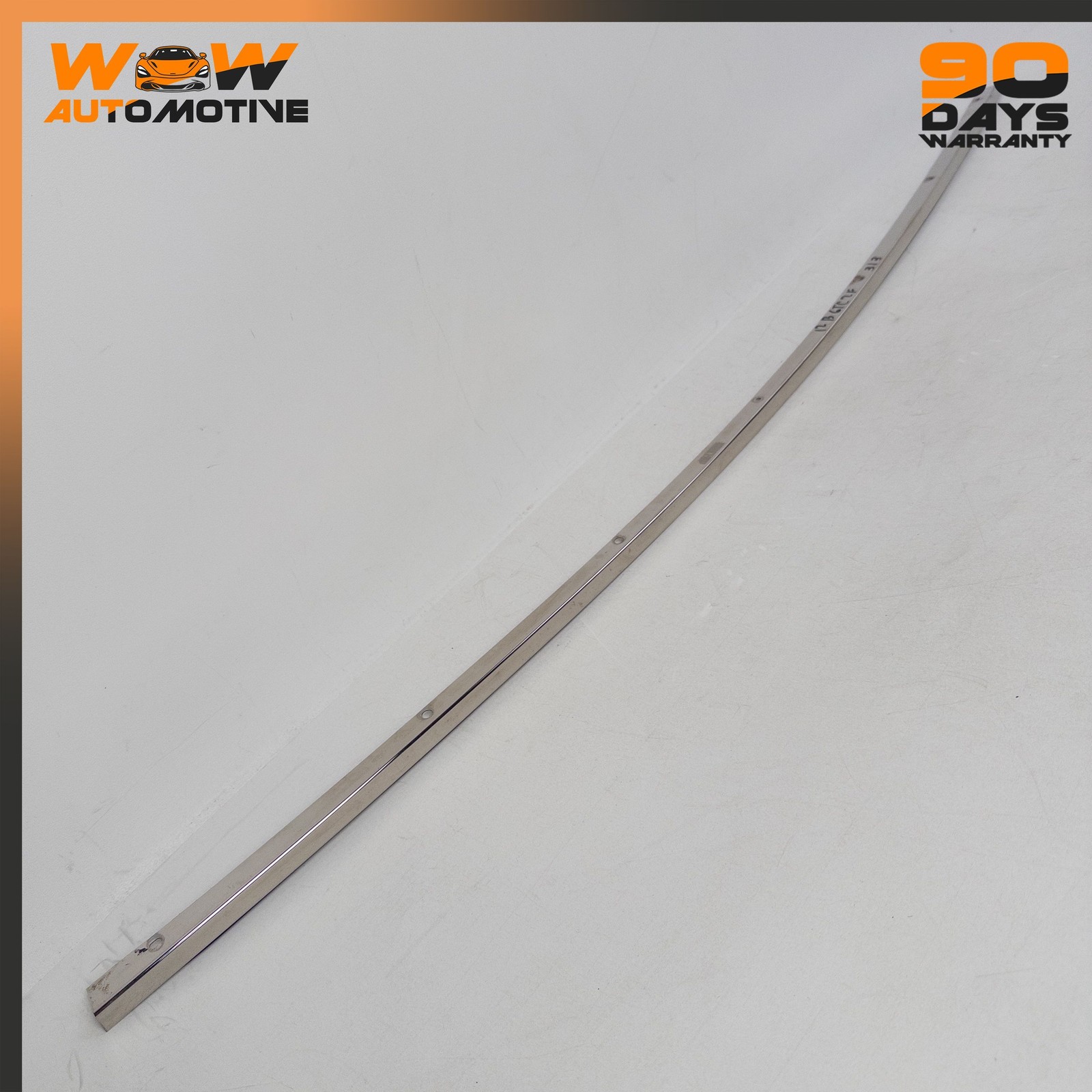 12-17 BENTLEY CONTINENTAL GTC FRONT WINDSHIELD MOLDING TRIM COVER CHROME SET OEM