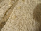 Vintage Infant Off White Knit Sweater And Hat Set USA New In Box ~No Booties~ — photo 5