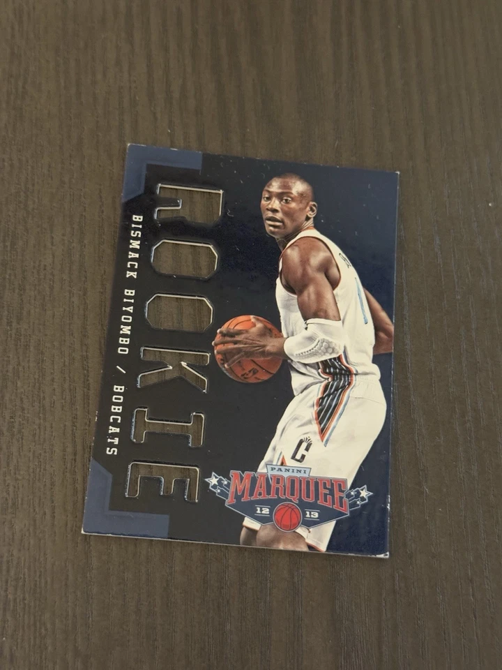 2012-13 Panini Marquee Die-Cut #350 BISMACK BIYOMBO Basketball Card ROOKIE RC - Image 3 of 4